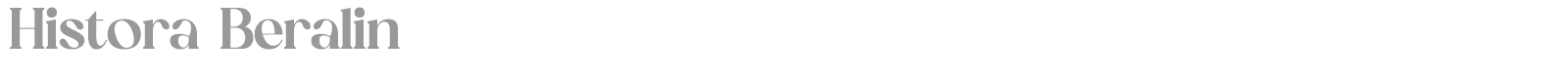 Histora Beralin font preview